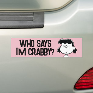 pinda's De gezichten van Lucy Bumpersticker