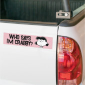pinda's | De gezichten van Lucy Bumpersticker (Op Truck)