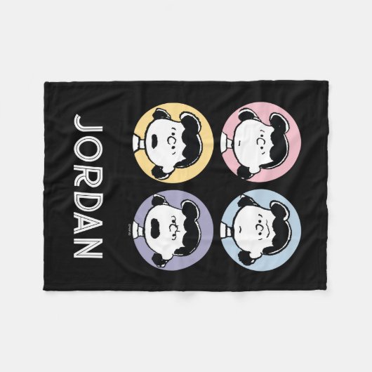 pinda's | De gezichten van Lucy Fleece Deken (Voorkant (Horizontaal))