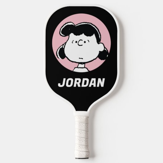 pinda's | De gezichten van Lucy | Jouw namen toevo Pickleball Paddle (Voorkant)