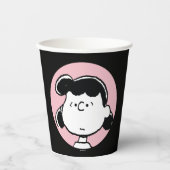 pinda's | De gezichten van Lucy Papieren Bekers (Voorkant)