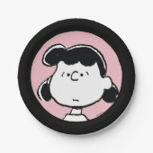 pinda's | De gezichten van Lucy Papieren Bordje (Voorkant)