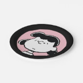 pinda's | De gezichten van Lucy Papieren Bordje (Gekanteld)