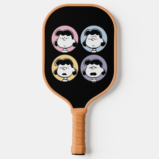 pinda's | De gezichten van Lucy Pickleball Paddle (Achterkant)