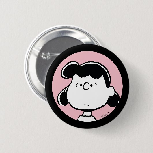 pinda's | De gezichten van Lucy Ronde Button 5,7 Cm (Voorkant /achterkant)