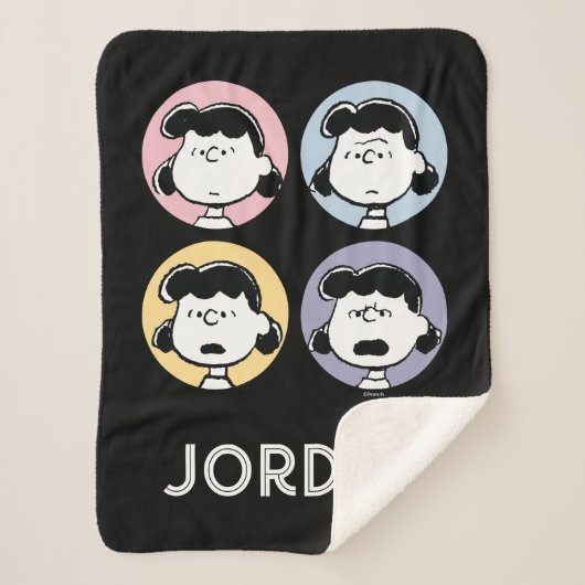 pinda's | De gezichten van Lucy Sherpa Deken (Voorkant)