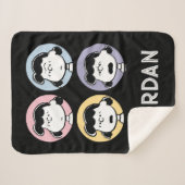 pinda's | De gezichten van Lucy Sherpa Deken (Voorkant (horizontaal))