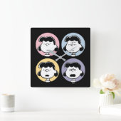 pinda's | De gezichten van Lucy Vierkante Klok (Huis)