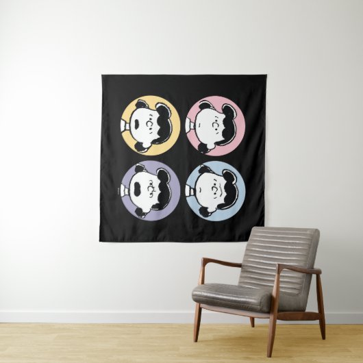 pinda's | De gezichten van Lucy Wandkleed (In Situ (horizontaal))