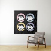 pinda's | De gezichten van Lucy Wandkleed (In situ)