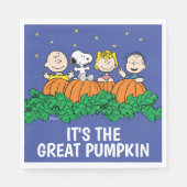 pinda's | De grote pompoen Servet (Voorkant)