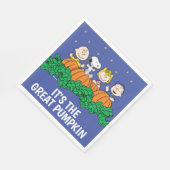 pinda's | De grote pompoen Servet (Hoek)