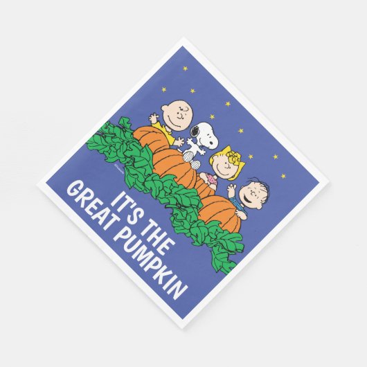 pinda's | De grote pompoen Servet (Hoek)