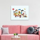 pinda's | De hoek bij de heuvel van de Pitcher Canvas Afdruk (Insitu (Woonkamer))