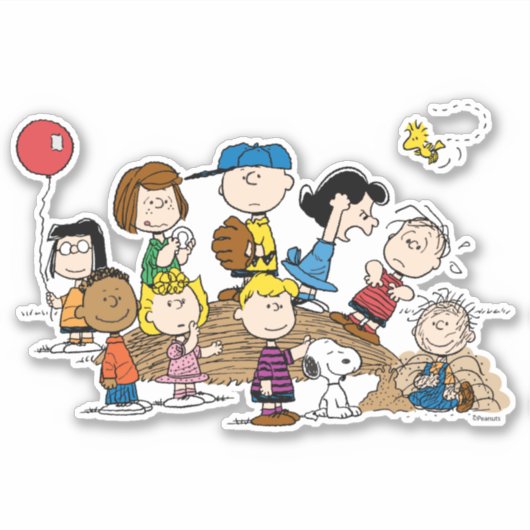 pinda's | De hoek bij de heuvel van de Pitcher Sticker (Voorkant)