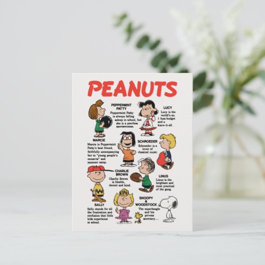 pinda's | De pinda's Briefkaart (Staand voorkant)