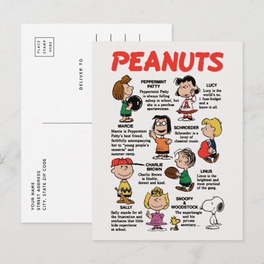 pinda's | De pinda's Briefkaart (Voorkant / Achterkant)