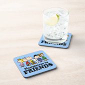 pinda's | De pinda's gang samen Bier Onderzetter (Rechterzijde)