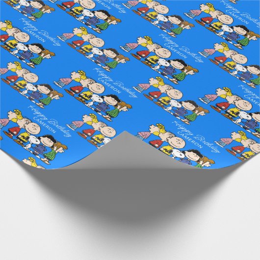 pinda's | De pinda's gang samen Cadeaupapier (Hoek)