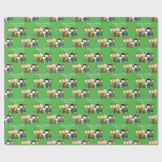 pinda's | De pinda's gang samen Cadeaupapier (Vlak)