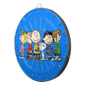 pinda's | De pinda's gang samen Dartbord (Voorkant Rechts)