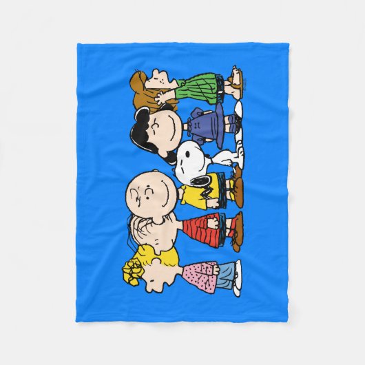 pinda's | De pinda's gang samen Fleece Deken (Voorkant)