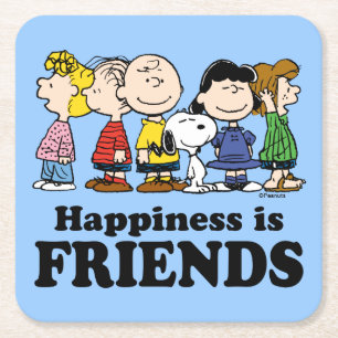 pinda's   De pinda's gang samen Kartonnen Onderzetters