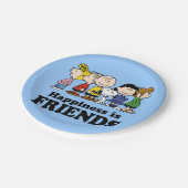 pinda's | De pinda's gang samen Papieren Bordje (Gekanteld)