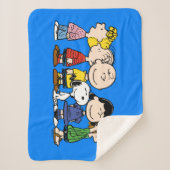 pinda's | De pinda's gang samen Sherpa Deken (Voorkant)