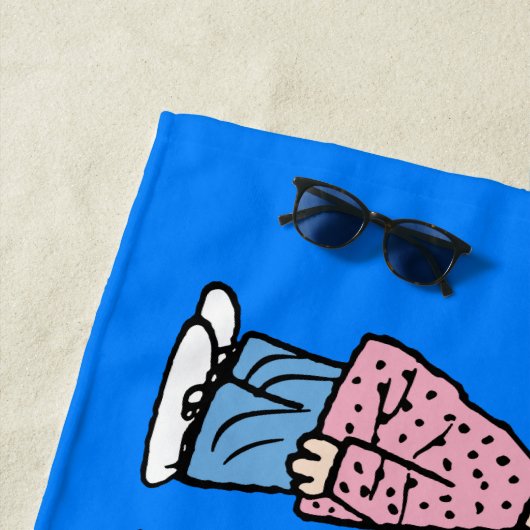 pinda's | De pinda's gang samen Strandlaken (In situ)