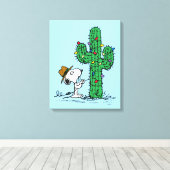 pinda's | Diabetes van Spike Canvas Afdruk (Insitu (Houten vloer))