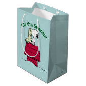 pinda's | "Dit is het seizoen! Medium Cadeauzakje (Achterkant Gekanteld)