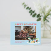 pinda's | Een cadeau voor jou Feestdagenkaart (Staand voorkant)