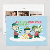 Pinda's | Een cadeau voor jou Feestdagenkaart (Voorkant / Achterkant)