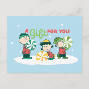 pinda's   Een cadeau voor jou Feestdagenkaart