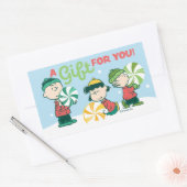 pinda's | Een cadeau voor jou Rechthoekige Sticker (Envelop)