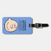 pinda's | Een Charlie Brown Smile Bagagelabel (Voorkant horizontaal)