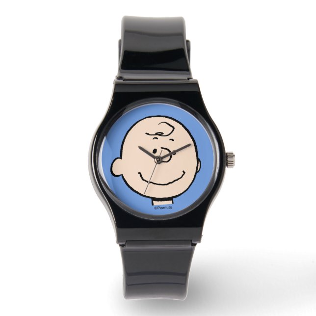 pinda's | Een Charlie Brown Smile Horloge (Voorkant)