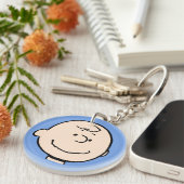 pinda's | Een Charlie Brown Smile Sleutelhanger (Voorkant Rechts)