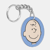 pinda's | Een Charlie Brown Smile Sleutelhanger (Voorkant Links)