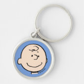 pinda's | Een Charlie Brown Smile Sleutelhanger (Voorkant)