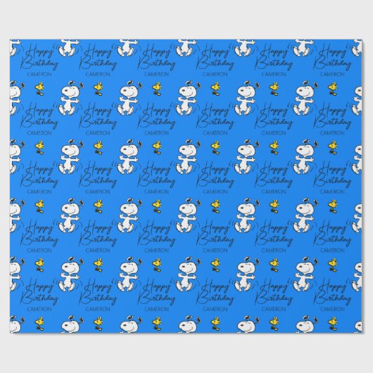pinda's | Een Snoopy Happy Dance Cadeaupapier (Vlak)