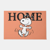 pinda's | Een Snoopy Happy Dance Deurmat (Voorkant)