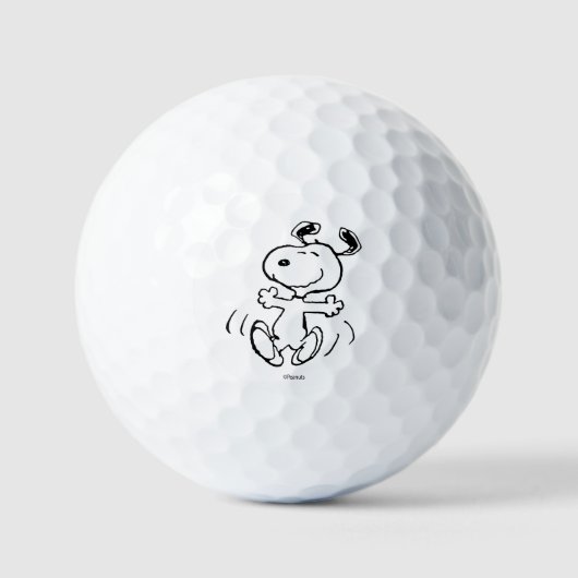 pinda's | Een Snoopy Happy Dance Golfballen (Voorkant)