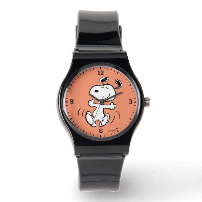 pinda's | Een Snoopy Happy Dance Horloge (Voorkant)