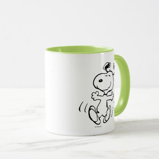 pinda's | Een Snoopy Happy Dance Mok (Voorkant rechts)
