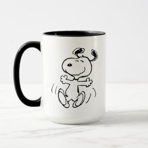 pinda's   Een Snoopy Happy Dance Mok