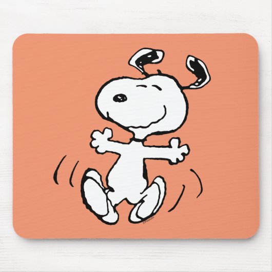 pinda's | Een Snoopy Happy Dance Muismat (Voorkant)
