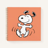 pinda's | Een Snoopy Happy Dance Notitieboek (Voorkant)