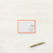 pinda's | Een Snoopy Happy Dance Post-it® Notes (Op bureau)